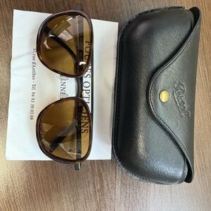 Persol Tortoise Shell Sunglasses with Black Case